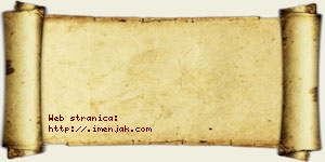 Milana Bećković vizit kartica